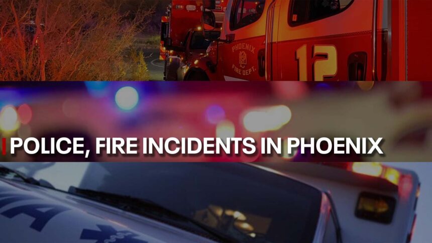 Latest police, fire incidents around the Valley (March 18-24)