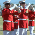 U.S. Marine Corps Battle Color Detachment performs in Yuma 