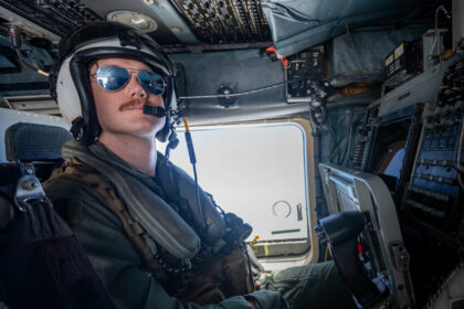 Peoria native pilots a helicopter in south China Sea for U.S. Navy