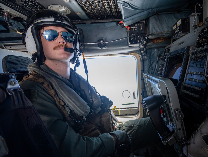 Peoria native pilots a helicopter in south China Sea for U.S. Navy