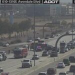 8-car crash on Interstate 10 at Avondale Boulevard