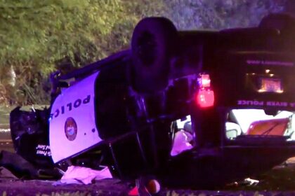 Gila River officer injured after rollover crash in Laveen; 2 in custody