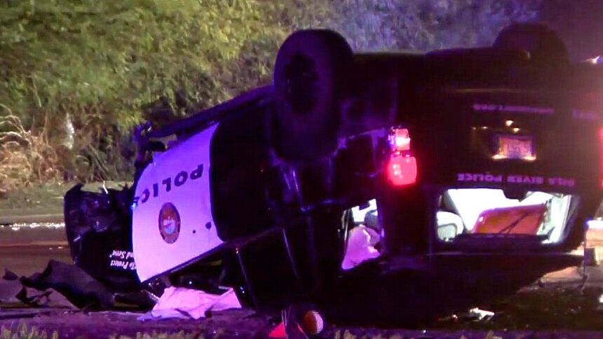Gila River officer injured after rollover crash in Laveen; 2 in custody