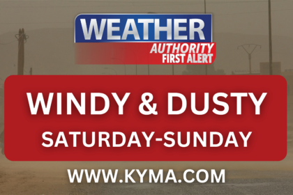 FIRST ALERT: Windy and dusty weekend ahead