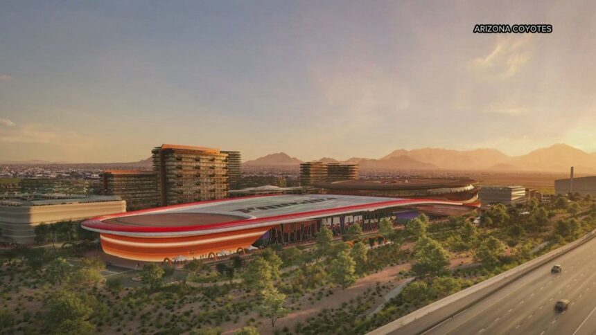 Do photos show a possible look at a new Arizona Coyotes arena?