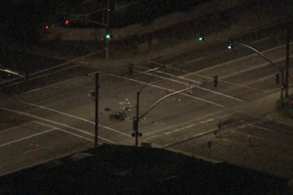 Motorcyclist hospitalized after hit-and-run crash in Glendale