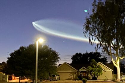 Rocket launch from California seen in Arizona