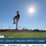 Mesa high senior baseball player throws historic perfect game